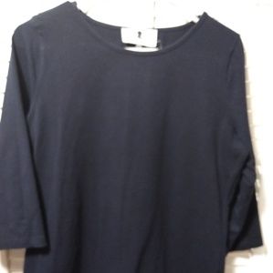 NWOT dainty jewell's basic 3/4 sleeve top